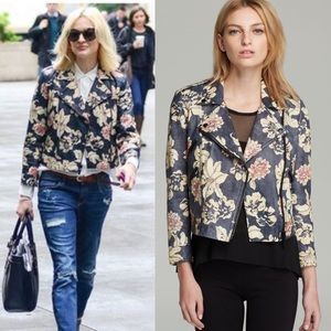 Elizabeth & James Lily Erwan Floral Leather Jacket